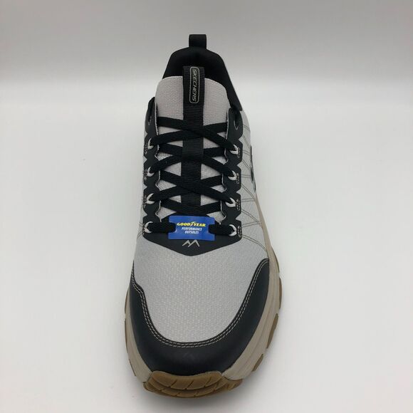 NEW Skechers D'Lux Trekker Toughtwill Mens 10 Gray Athletic Hiking Shoes 237641 - Picture 7 of 13